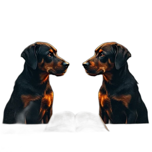 animal, 3d render, photorealistic, concept art, oil painting, second, image, stylized transparent PNG cut-out