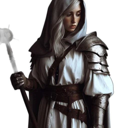 sword, staff, weapon, fantasy art, concept art, photorealistic, comic book art, monochrome transparent PNG cut-out