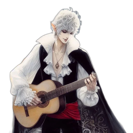 jacket, concept art, fantasy art, pixel art, watercolor, monochrome, dark, man transparent PNG cut-out
