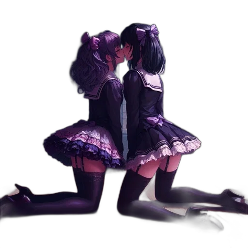 dress, shoes, concept art, pixel art, anime, 3d render, neon lights, outer space transparent PNG cut-out