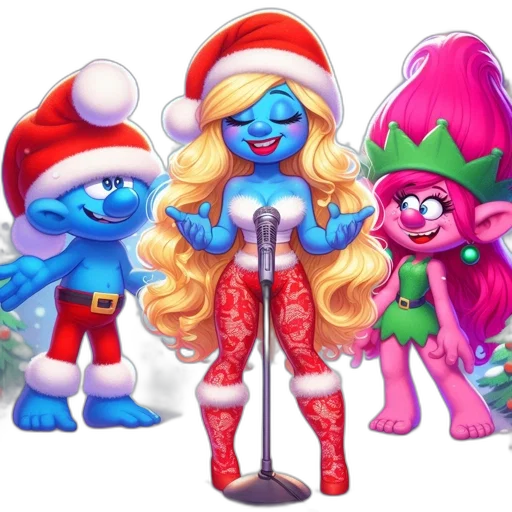 concept art, fantasy art, 3d render, cartoon, three, animated, characters, pictured transparent PNG cut-out
