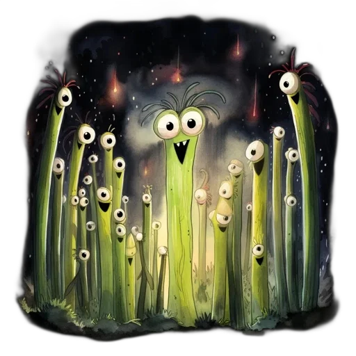 creature, jacket, staff, mask, concept art, fantasy art, watercolor, outer space transparent PNG cut-out