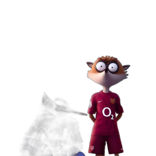 staff, animal, robot, creature, 3d render, concept art, cartoon, fantasy art transparent PNG cut-out