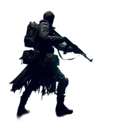 weapon, sword, jacket, staff, concept art, 3d render, fantasy art, pixel art transparent PNG cut-out