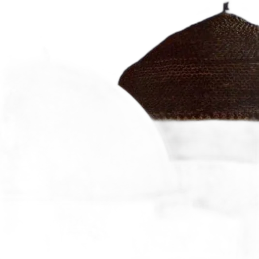 hat, umbrella, crown, dress, 3d render, photorealistic, rain, fog transparent PNG cut-out