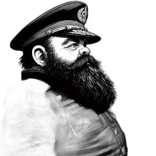hat, face, pencil sketch, photorealistic, comic book art, concept art, illustrated, portrait transparent PNG cut-out