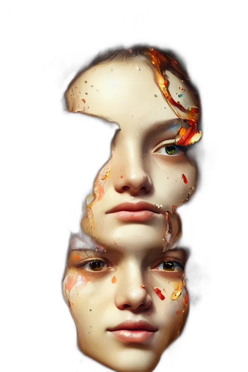 face, mask, jewelry, crown transparent PNG cut-out