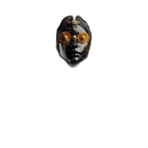 mask, face, jewelry, crown, photorealistic, 3d render, concept art, fantasy art transparent PNG cut-out