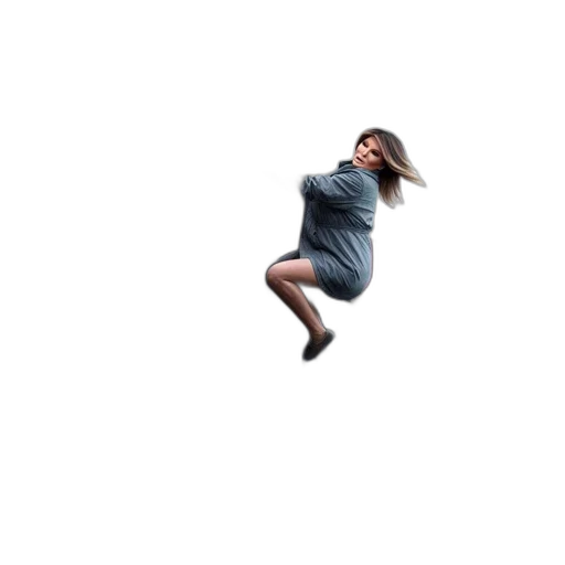 dress, shoes, hair, creature, pixel art, woman, climbs, american transparent PNG cut-out