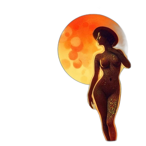 dress, concept art, 3d render, fantasy art, pixel art, outer space, fire, golden transparent PNG cut-out