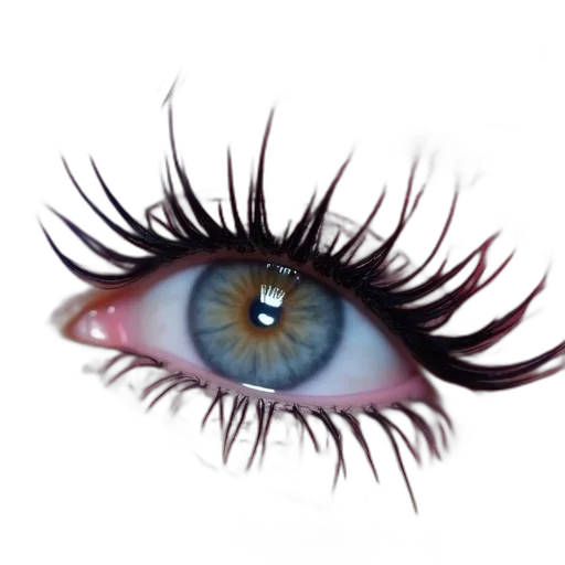 jewelry, hair, face, photorealistic, 3d render, dark, red, second transparent PNG cut-out