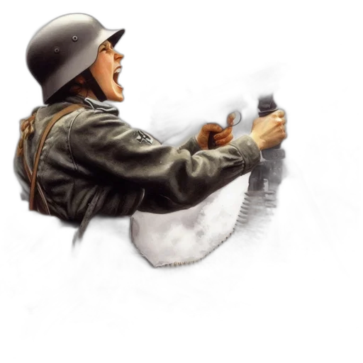 weapon, staff, jacket, hat, concept art, photorealistic, comic book art, pixel art transparent PNG cut-out