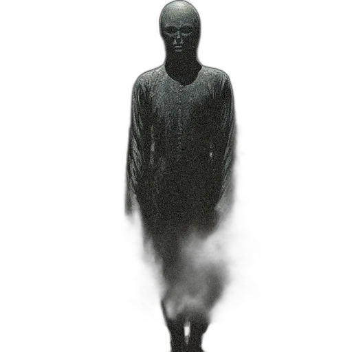 mask, creature, face, dress, concept art, 3d render, photorealistic, pixel art transparent PNG cut-out