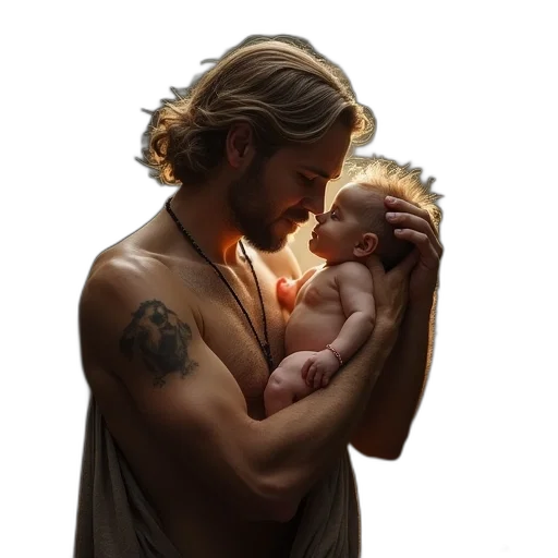 photorealistic, oil painting, concept art, star transparent PNG cut-out