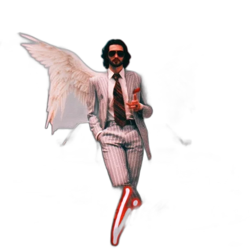 jacket, concept art, pixel art, vaporwave, fantasy art, set, against, city transparent PNG cut-out