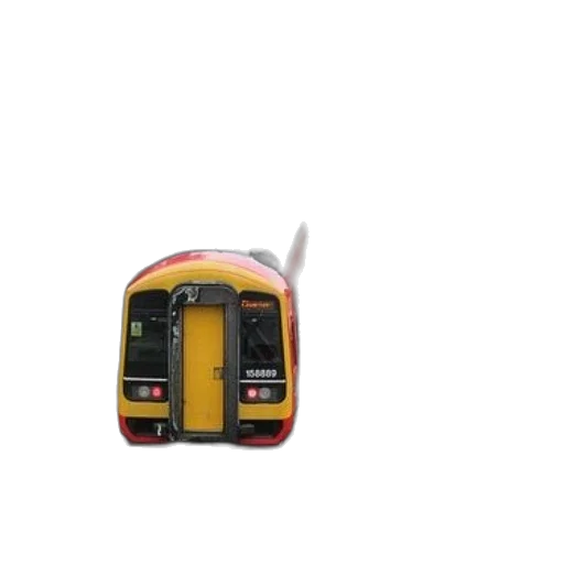 weapon, robot, staff, car, 3d render, train, tracks, yellow transparent PNG cut-out