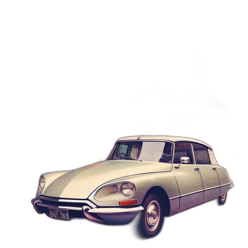car, photorealistic, 3d render, concept art, watercolor, earth tones, picturesque, 1950s-60s transparent PNG cut-out