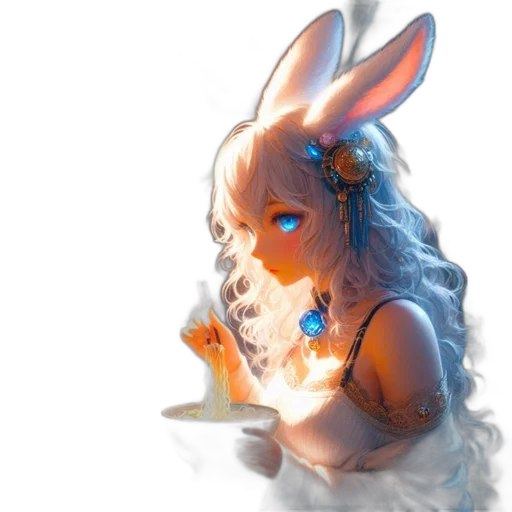 dress, food, mask, creature, fantasy art, concept art, photorealistic, anime transparent PNG cut-out