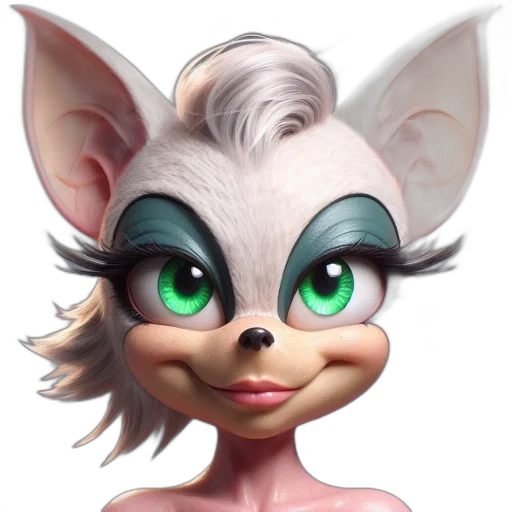 creature, mask, face, animal, 3d render, concept art, cartoon, fantasy art transparent PNG cut-out