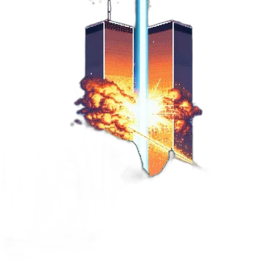 weapon, sword, staff, umbrella, concept art, pixel art, cyberpunk, comic book art transparent PNG cut-out