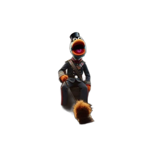 animal, creature, staff, weapon, 3d render, concept art, pixel art, dark transparent PNG cut-out