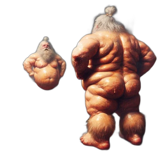 creature, hair, animal, food, concept art, 3d render, photorealistic, pixel art transparent PNG cut-out