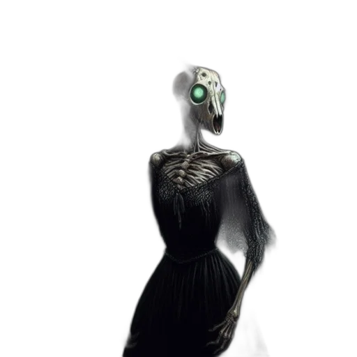 dress, mask, robot, creature, concept art, fantasy art, 3d render, pixel art transparent PNG cut-out