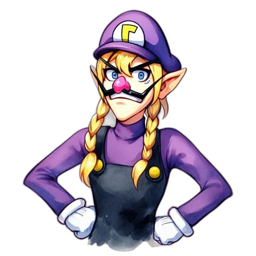 mask, hat, staff, face, pixel art, watercolor, vaporwave, concept art transparent PNG cut-out