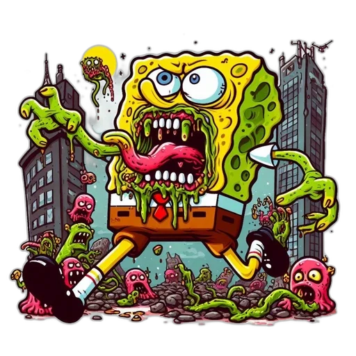 creature, robot, animal, food, concept art, comic book art, photorealistic, cartoon transparent PNG cut-out