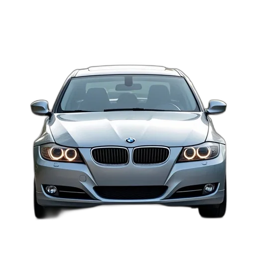 car, photorealistic, 3d render, silver transparent PNG cut-out
