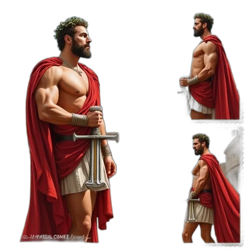 sword, concept art, fantasy art, comic book art, 3d render, collection, stamps, featuring transparent PNG cut-out
