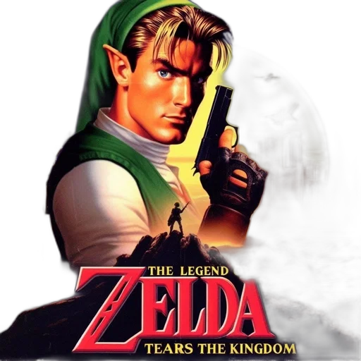 concept art, pixel art, promotional, art, legend, zelda, tears, kingdom transparent PNG cut-out