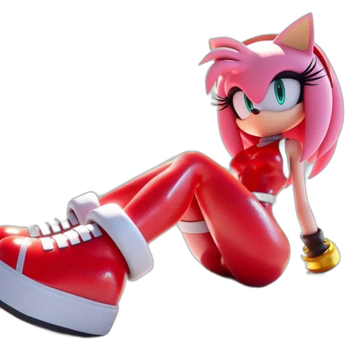 shoes, 3d render, concept art, vaporwave, cartoon, animated, character, pink transparent PNG cut-out
