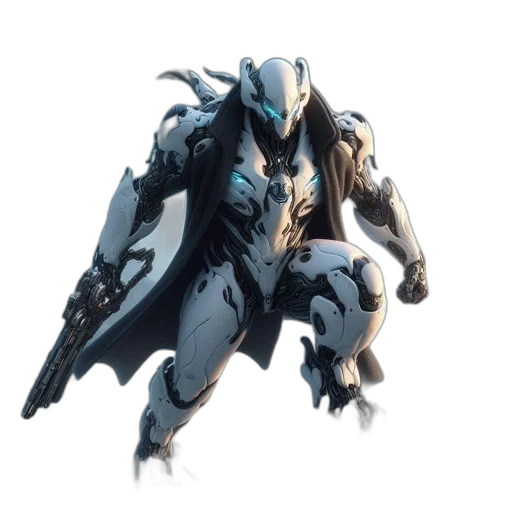 robot, dragon, weapon, creature transparent PNG cut-out