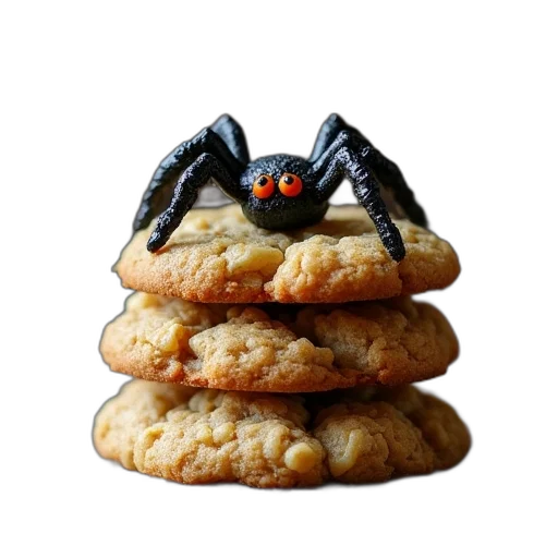creature, food, animal, robot, 3d render, concept art, photorealistic, spider transparent PNG cut-out