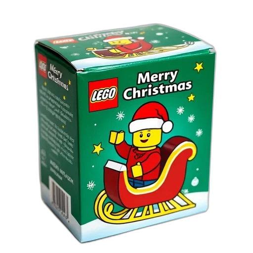green, box, festive, christmas, theme, featuring, cartoon, character transparent PNG cut-out