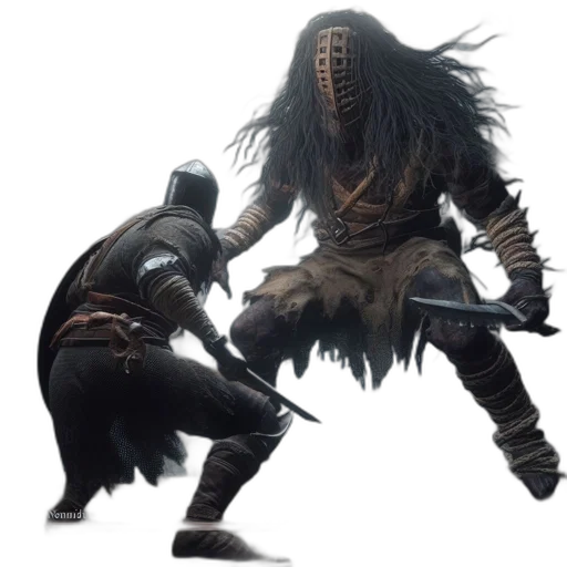sword, weapon, mask, concept art, fantasy art, darkened, cave, knight transparent PNG cut-out