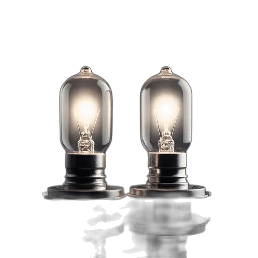 jewelry, 3d render, pair, bulbs transparent PNG cut-out