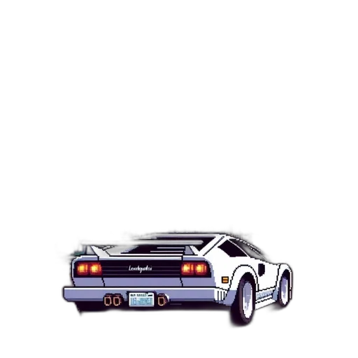 car, weapon, animal, robot, pixel art, vaporwave, photorealistic, concept art transparent PNG cut-out