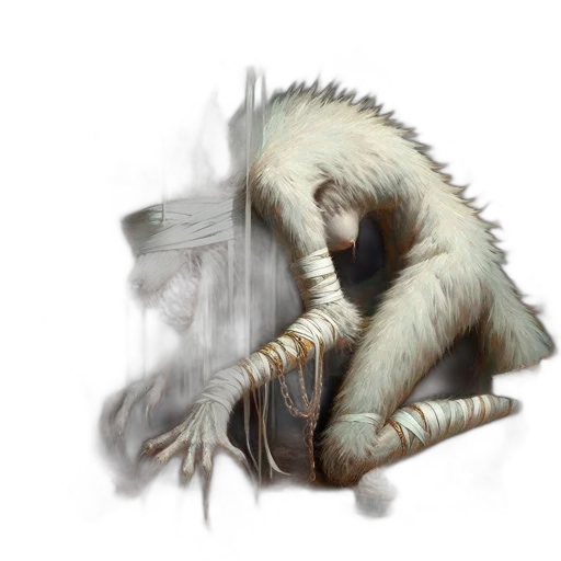 creature, dragon, mask, hair, concept art, fantasy art, photorealistic, 3d render transparent PNG cut-out