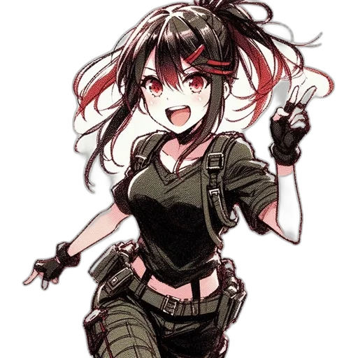 staff, weapon, animal, anime, concept art, pixel art, cartoon, red transparent PNG cut-out