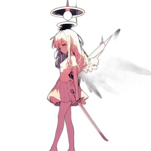 staff, weapon, sword, dress, concept art, anime, pixel art, fantasy art transparent PNG cut-out