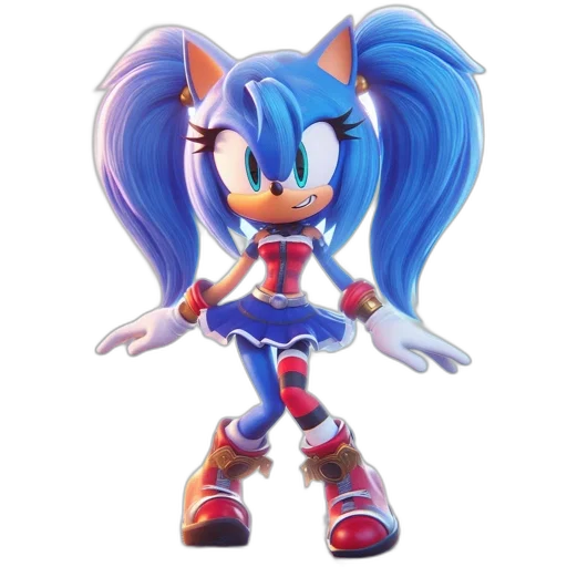 hair, robot, animal, creature, 3d render, concept art, cartoon, comic book art transparent PNG cut-out