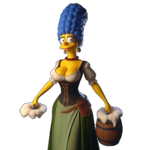 crown, jewelry, staff, dress, 3d render, concept art, fantasy art, marge transparent PNG cut-out