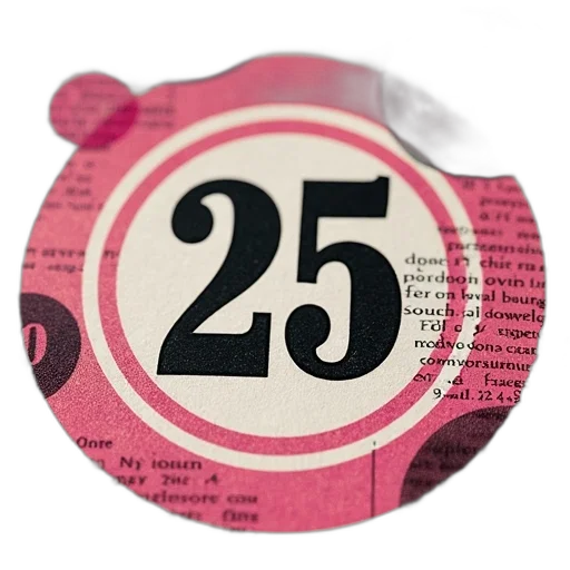 3d render, close-up, coupon, number, center, surrounded, various, circular transparent PNG cut-out