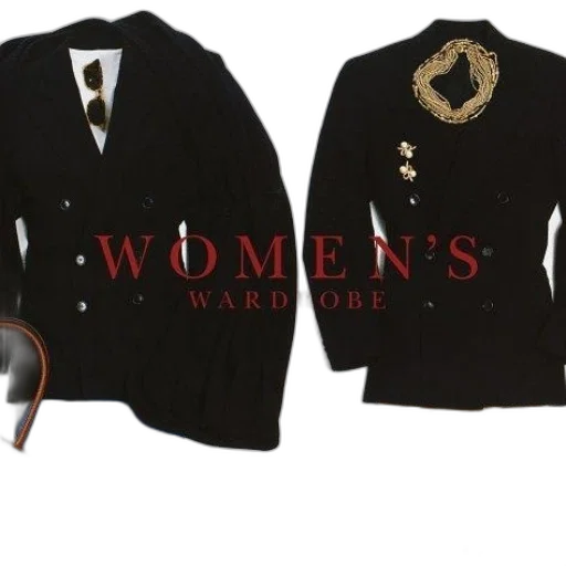 jacket, book, cover, titled, women, wardrobe, featuring, black transparent PNG cut-out