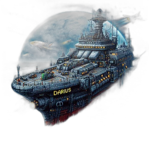 weapon, concept art, fantasy art, pixel art, cyberpunk, intriguingly, grand, spacecraft transparent PNG cut-out