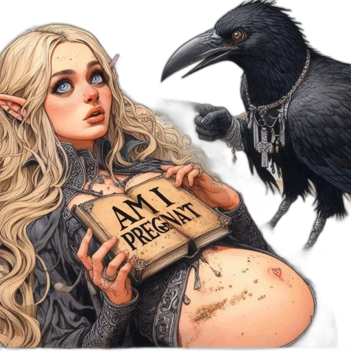 dragon, animal, dress, creature, fantasy art, concept art, watercolor, comic book art transparent PNG cut-out