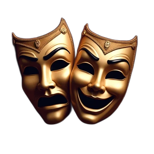 mask, face, theatre, masks, clipart transparent PNG cut-out