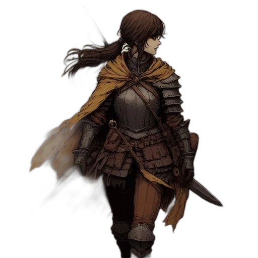 sword, staff, weapon, concept art, fantasy art, pixel art, comic book art, earth tones transparent PNG cut-out